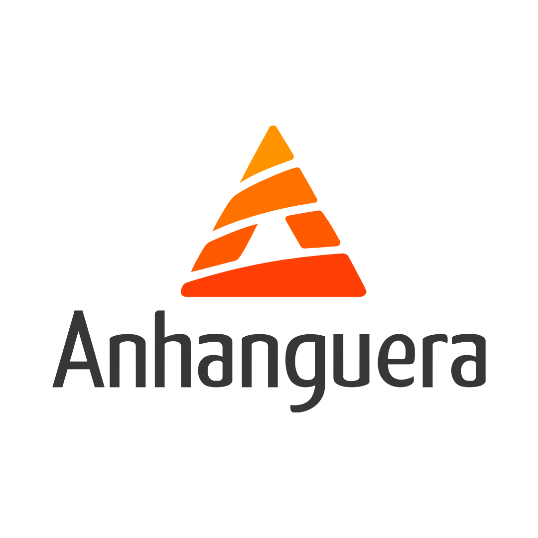 Logo da faculdade Anhanguera